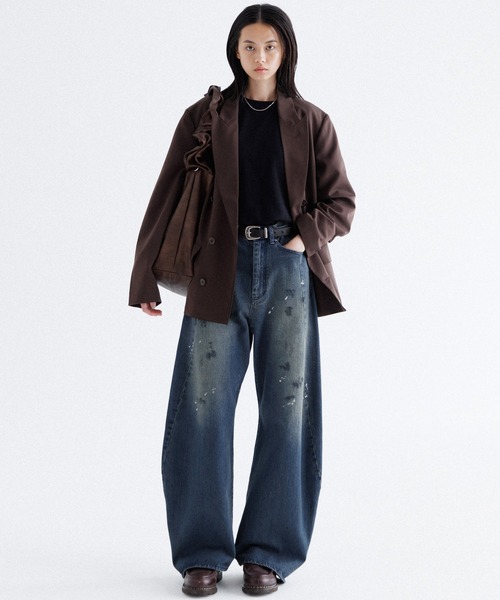 SINSS 「SINSS」 テーラードジャケット SMALL ブラック メンズ