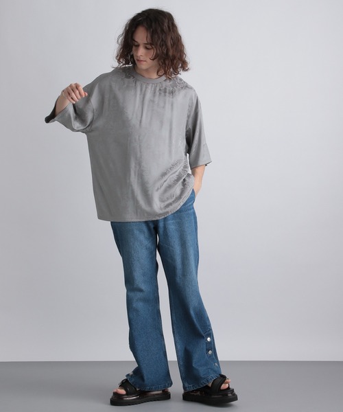 「HARE」 半袖Tシャツ FREE ブラウン メンズ_画像8