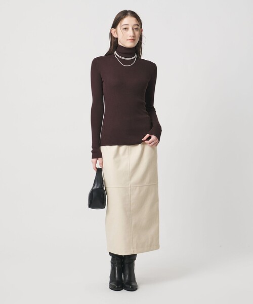 y*t様 unitedarrowsスエードライクタイトスカート - ブラック　M y*t様 unitedarrowsスエードライクタイトスカート - ブラック M UNITED