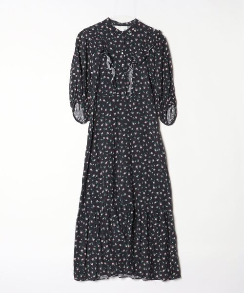 JILL STUART（ジルスチュアート） 7分袖ワンピース 0 ネイビー