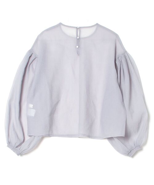 「ANGIE」 長袖ブラウス M ブルー レディース_画像2