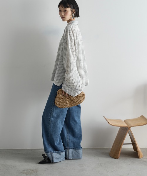 「THE YOn」 長袖シャツ FREE ピンク レディース_画像3