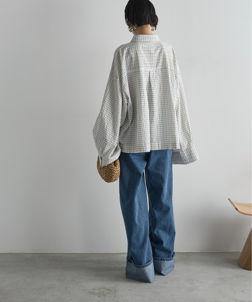 「THE YOn」 長袖シャツ FREE ピンク レディース_画像4