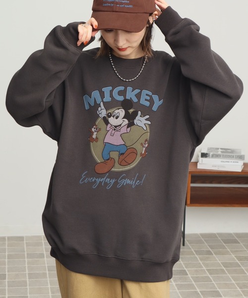 Disney ミッキーマウス フード付きスウェットXL Disney（ディズニー） トレーナー スウェット 「Disney/ディズニー」裏