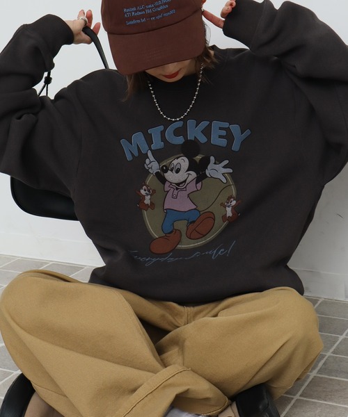 Disney（ディズニー） トレーナー スウェット 「Disney/ディズニー」裏