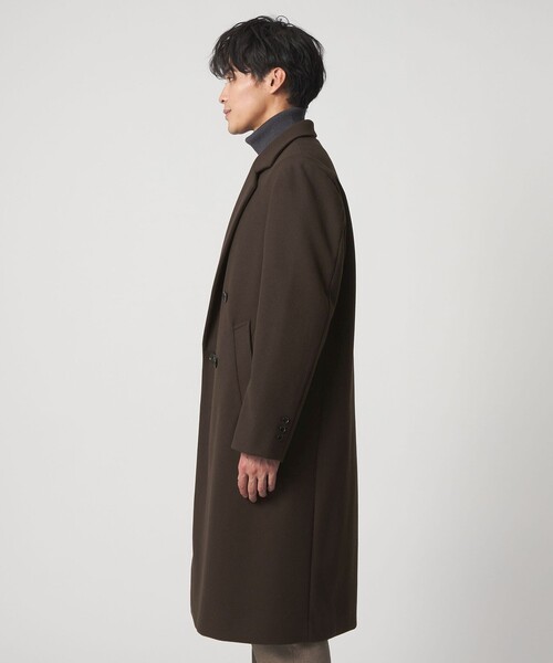 【未使用】A DAY IN THE LIFE　メルトンルーズチェスターコート　L A DAY IN THE LIFE チェスターコート コート ニットメルトン ルーズ