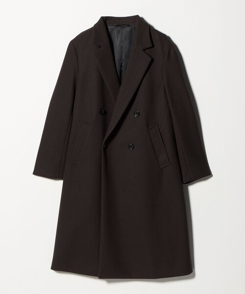 A DAY IN THE LIFE チェスターコート コート ニットメルトン ルーズ