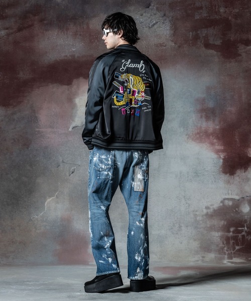 glamb（グラム） スカジャン M レッド メンズ : ZOZOTOWN Yahoo!店