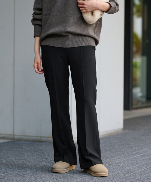 FRAMeWORK（フレームワーク） スラックス 36 ブラック レディース