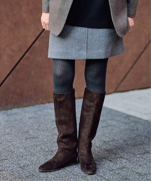 LE TALON ロングブーツ L 新品 LE TALON（ル タロン） ブーツ 「追加5」2cmワイドシャフトロング