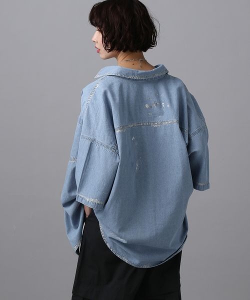 「PAGEBOY」 半袖シャツ FREE ホワイト レディース_画像2