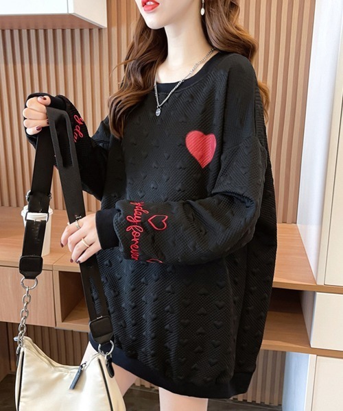 「Miniministore」 スウェットカットソー XX-LARGE ベージュ レディース_画像3