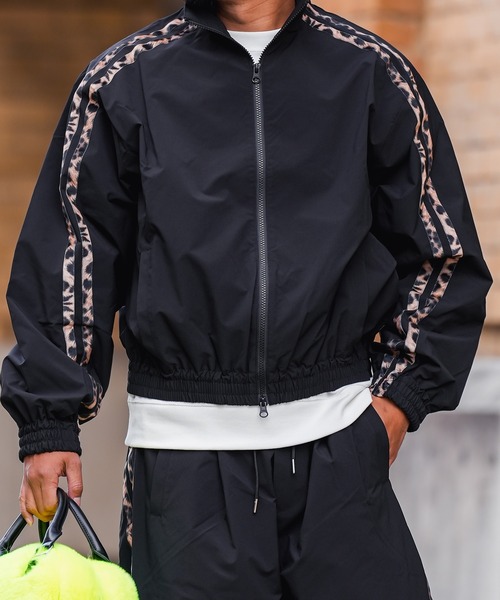 NOREMID クモの巣柄 ナイロンジャケット medium adamsJUGGLER（アダムスジャグラー） ナイロンジャケット W/R