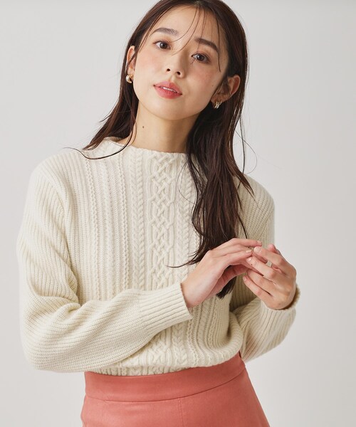 COUP DE CHANCE（クードシャンス） ニット セーター 「手洗い可／日本