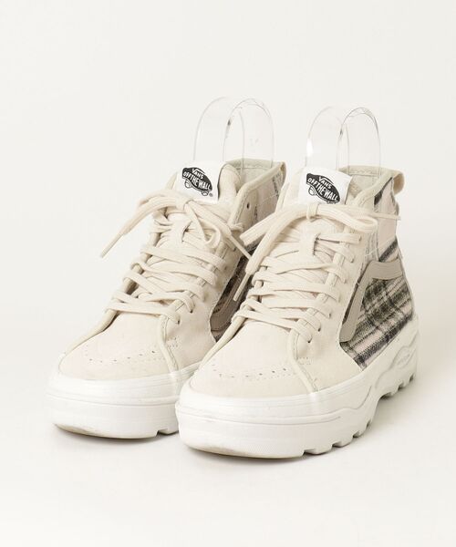 VANS PDP PUSH ベージュ ハイカットスニーカー VANS（ヴァンズ） ハイカットスニーカー 4h ベージュ レディース