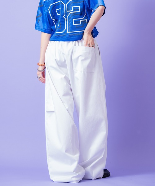 「ankoROCK」 イージーパンツ ONESIZE ホワイト メンズ_画像3