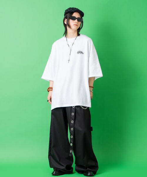 「ankoROCK」 イージーパンツ ONESIZE ホワイト メンズ_画像8