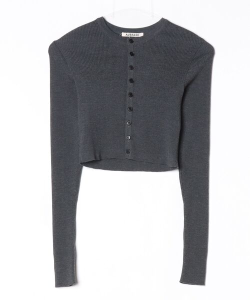 AURALEE（オーラリー） ニットカーディガン 1 グレー レディース