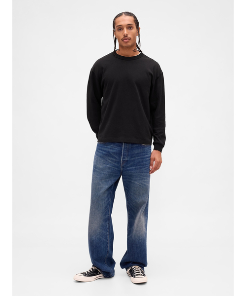 GAP（ギャップ） tシャツ ヘビーウェイト クロップドTシャツ メンズ