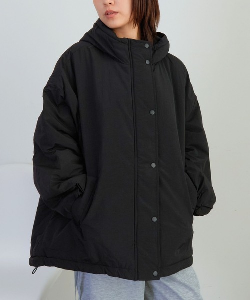 ダウンコート ダウンジャケット フード付きロングダウンジャケット