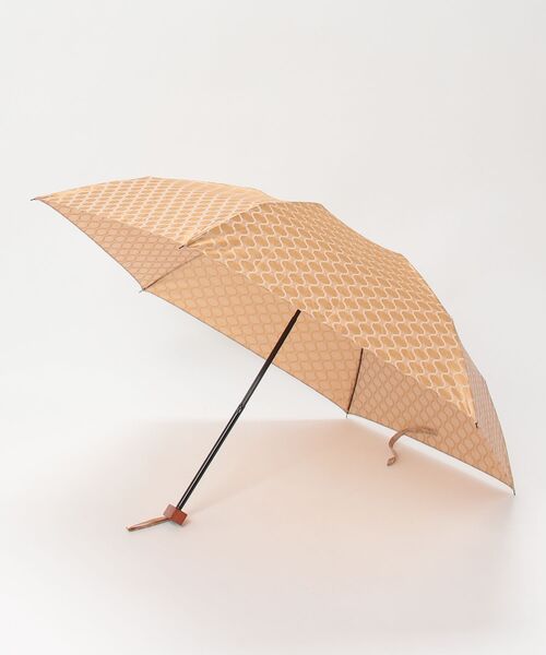 新品　CELINE　セリーヌ　トリオンヌ　日傘　折り畳み傘　ロゴマーク　ベージュ 新品 CELINE セリーヌ トリオンヌ 日傘 折り畳み傘 ロゴマーク