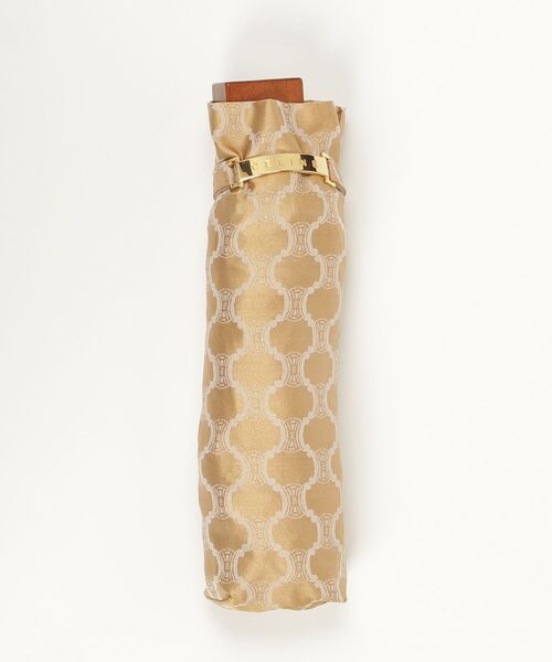 新品セリーヌ折りたたみ傘 CELINE（セリーヌ） 折りたたみ傘 - ベージュ レディース : ZOZOTOWN