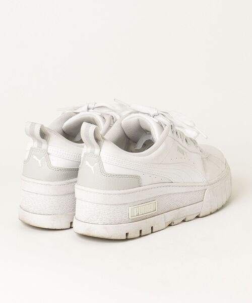 「PUMA」 ローカットスニーカー 24.0cm ホワイト レディース_画像2