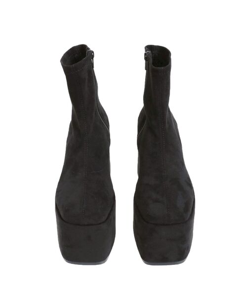 RESEXXY（リゼクシー） ブーツ 厚底スエードショートブーツ レディース