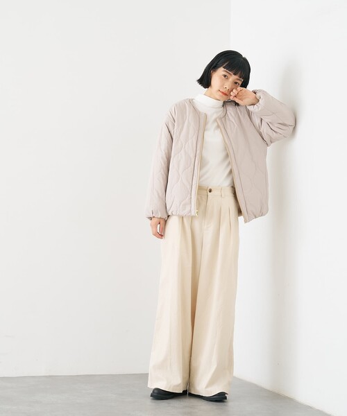 collex（コレックス） ブルゾン アウター キルト×ボアリバーシブル中綿