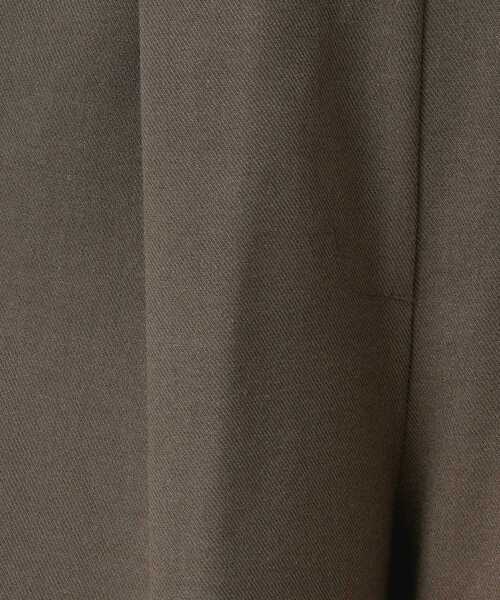 Dessin（デッサン） パンツ 「洗える」裏起毛セミワイドツイルパンツ