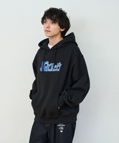 kaoyorinakami パーカー kaonaka unique hoodie / カオナカアップリケ