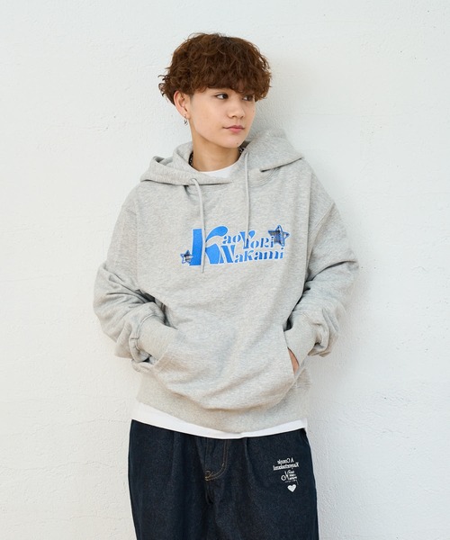 kaoyorinakami パーカー kaonaka unique hoodie / カオナカアップリケ