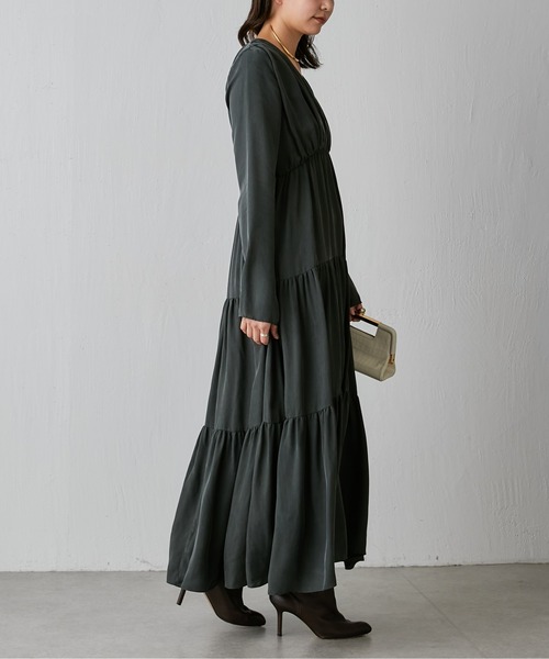 「Drawing Numbers」 長袖ワンピース 38 ブラック レディース_画像5