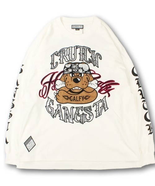 GALFY（ガルフィー） 長袖Tシャツ L ホワイト メンズ : ZOZOTOWN Yahoo