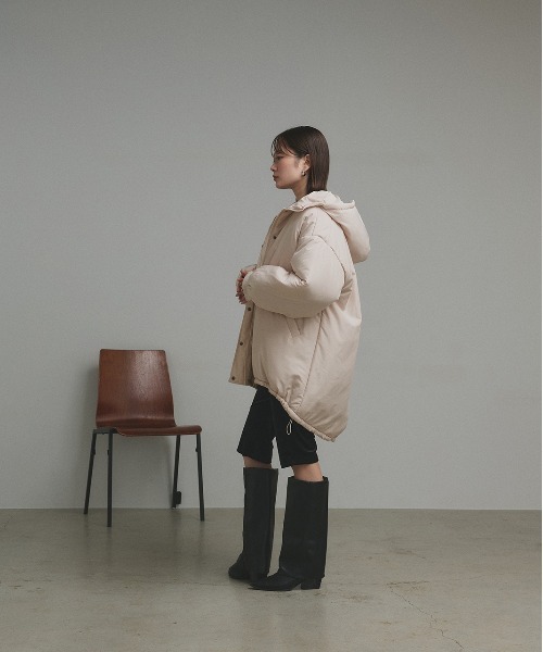 「ad thie」 マウンテンパーカー FREE ブラック レディース_画像3