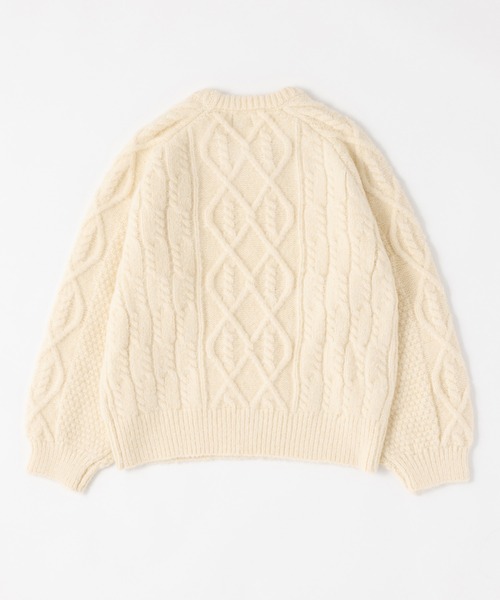 「MIEL CRISHUNANT」 長袖ニット FREE ホワイト レディース_画像3