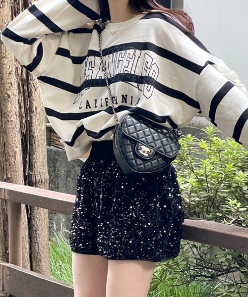 「Riff」 スウェットカットソー FREE オートミール レディース_画像5