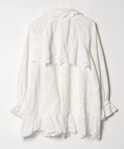 「merry jenny」 ジャケット FREE オフホワイト レディース_画像2