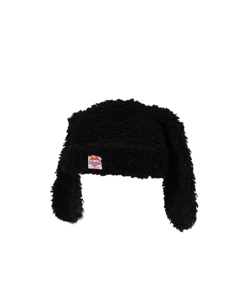 BASICKS ウサギ耳 ブラックニット帽 BASICKS（ベイシックス） ニット帽 ニットキャップ RABBIT HEADWEAR