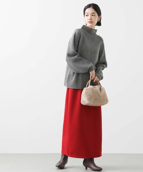 「Gready Brilliant」 「favori」長袖ニット FREE トップグレー レディース_画像3