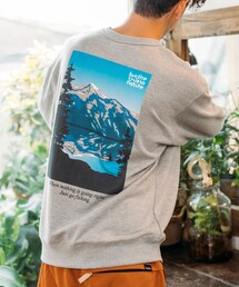 「Foxfire」 スウェットカットソー「FREAK’S STOREコラボ」 MEDIUM チャコールグレー メンズの画像3