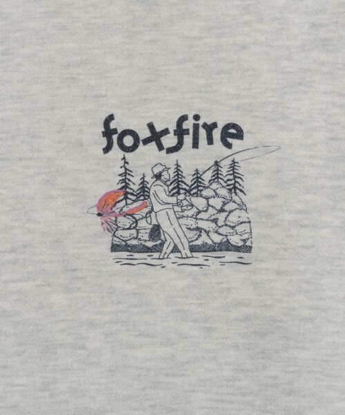 「Foxfire」 スウェットカットソー「FREAK’S STOREコラボ」 MEDIUM チャコールグレー メンズの画像5