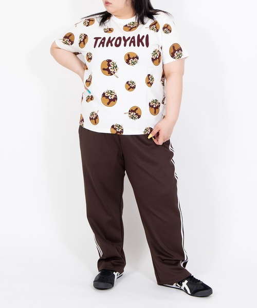 新品 Tシャツ punyus たこやき 総柄 たこ焼き プニュズ 半袖 PUNYUS - 新品 Tシャツ punyus たこやき 総柄 たこ焼き プニュズ 半袖