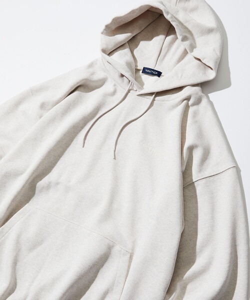 「NAUTICA」 プルオーバーパーカー MEDIUM アッシュグレー メンズ