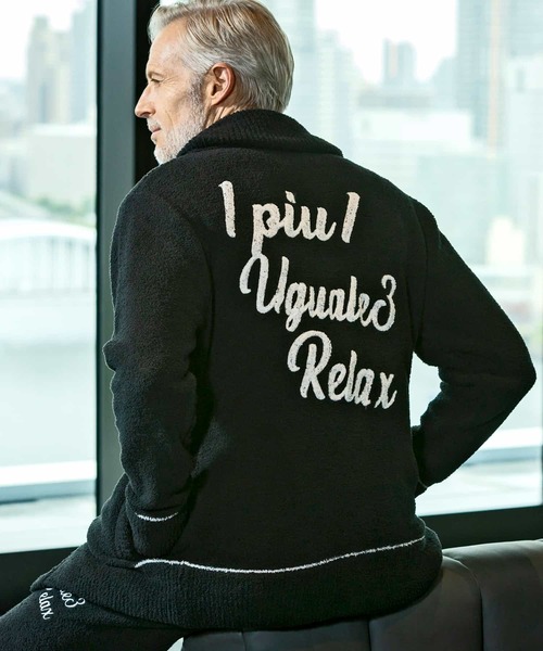 「1PIU1UGUALE3 RELAX 」 ニットカーディガン X-LARGE ブラック メンズ