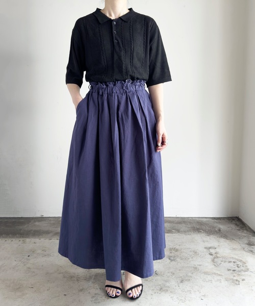 「COMMON WARE」 半袖ニット M ブラック レディース_画像5