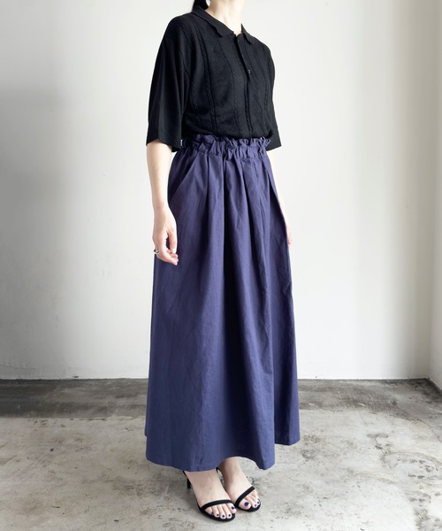 「COMMON WARE」 半袖ニット M ブラック レディース_画像6