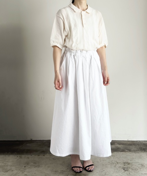 「COMMON WARE」 半袖ニット M ブラック レディース_画像9