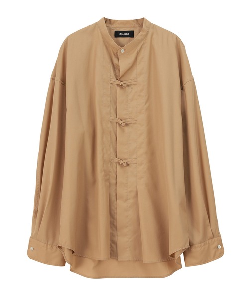 「ZUCCa」 長袖シャツ M size ベージュ メンズ_画像6