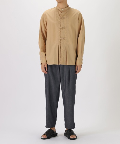 「ZUCCa」 長袖シャツ M size ベージュ メンズ_画像8